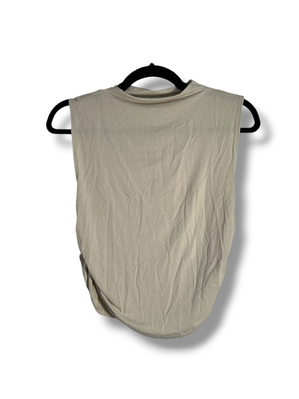 Old Navy Off White Mock Neck Ruched Detail Top Size Small - “Ilze”